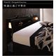 収納ベッド キング(K×1)【フレームのみ】フレームカラー：ブラック モダンデザイン・キングサイズ収納ベッド Leeway リーウェイ - 縮小画像3