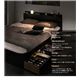 収納ベッド シングル【フレームのみ】フレームカラー：ホワイト スリム棚・多コンセント付き・収納ベッド Reallt リアルト - 縮小画像2