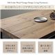 テーブル 幅90cm   テーブルカラー：ヴィンテージナチュラル×ブラック  杉古材ヴィンテージデザインリビングシリーズ Bartual バーチュアル - 縮小画像2