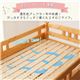 2段ベッド シングル   フレームカラー：ライトブラウン  ロータイプなのに大容量収納できる・棚付き頑丈天然木2段ベッド Twinple ツインプル - 縮小画像4