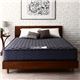 マットレス セミダブル 寝具カラー：ネイビー フランスベッド 端までしっかり寝られる純国産マットレス プロ・ウォール - 縮小画像2
