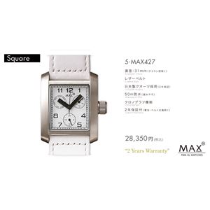 MAX XL WATCH 【マックス ウォッチ】 腕時計 5-MAX427 31mm FACE LINE 商品写真