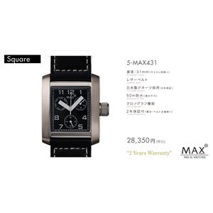 MAX XL WATCH 【マックス ウォッチ】 腕時計 5-MAX431 31mm FACE LINE 商品写真