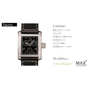 MAX XL WATCH 【マックス ウォッチ】 腕時計 5-MAX441 31mm FACE LINE 商品写真