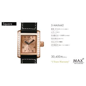 MAX XL WATCH 【マックス ウォッチ】 腕時計 5-MAX442 31mm FACE LINE 商品写真