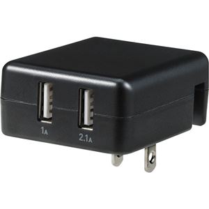 （まとめ買い）ELPA USB-ACアダプター2.1A USB-AC100×6セット - 脱衣温泉