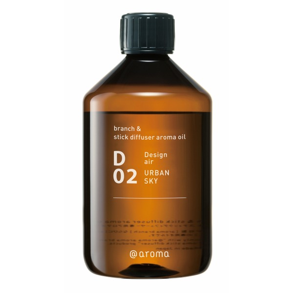 アットアロマ D02 アーバンスカイ ブランチ＆スティックディフューザー専用アロマオイル 450ml【代引不可】