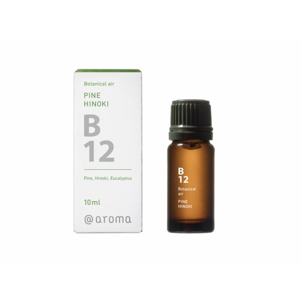 アットアロマ エッセンシャルオイル2本セット B12 パインヒノキ 10ml【代引不可】