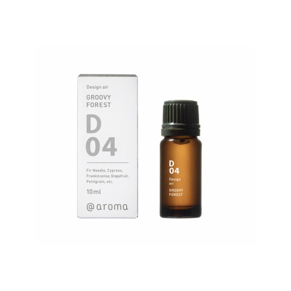 アットアロマ エッセンシャルオイル2本セット D04 グルーヴィーフォレスト 10ml【代引不可】