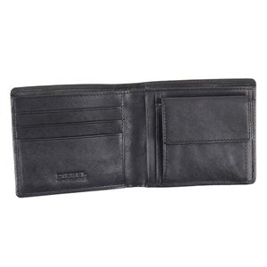 DIESEL(ディーゼル) 二つ折り財布(小銭入れ付) X04480 T8013 BLACK 商品写真3