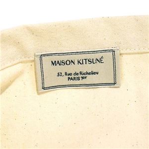 MAISON KITSUNE(メゾンキツネ) トートバッグ  U827-ECBL  ECRU BLUE 商品写真4