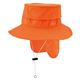 鬼怒川 AQA（アクア） UVクールハットIIジュニア KW4469 オレンジ - 縮小画像1