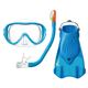 鬼怒川 AQA（アクア） スノーケリング 3 点セット シリコンM KZ9210 フラッシュブルー - 縮小画像1