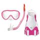 鬼怒川 AQA（アクア） スノーケリング 3 点セット ライトM KZ9212 ピンク - 縮小画像1
