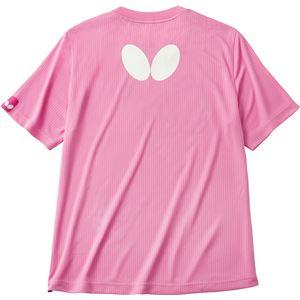 バタフライ(Butterfly) 男女兼用Tシャツ キュービック・Tシャツ 45070 ピンク O 商品写真2