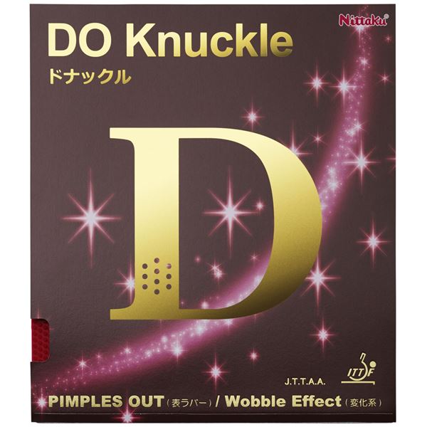 ニッタク(Nittaku) 表ソフトラバー DO Knuckle(ドナックル) NR8572 レッド C