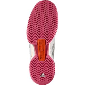 adidas(アディダス) aSMC Barricade 2017 AC(オールコート用) Women's LGHソリッドグレー×ホワイト×レイディアントオレンジ 22.5cm BY1620 商品写真2