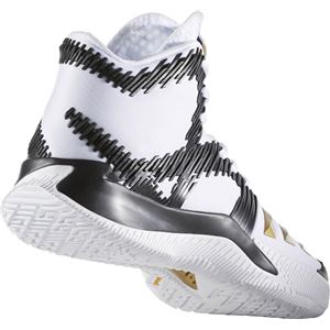 adidas(アディダス) バスケットボールシューズ SPG(スコアリング・ポイント・ガード) B49500 ランニングホワイト×ゴールドメット×コアブラック 24.5cm 商品写真4