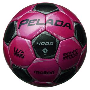 モルテン(Molten) サッカーボール4号球 ペレーダ4000 マジェンタピンク×メタリックブラック F4P4000PK 商品写真