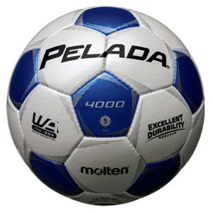 モルテン(Molten) サッカーボール5号球 ペレーダ4000 シャンパンシルバー×メタリックブルー F5P4000WB 商品写真