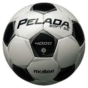 モルテン(Molten) サッカーボール5号球 ペレーダ4005 シャンパンシルバー×メタリックブラック F5P4005 商品写真