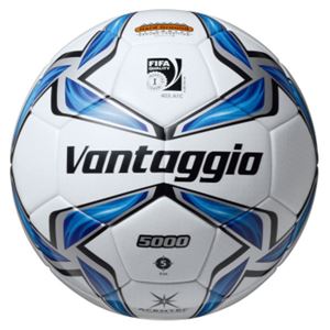 モルテン(Molten) サッカーボール5号球 ヴァンタッジオ5001土用 スノーホワイト×ブルー F5V5001 商品写真