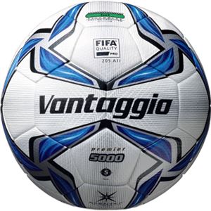 モルテン(Molten) サッカーボール5号球 ヴァンタッジオ5000プレミア ホワイト×ブルー F5V5003 商品写真