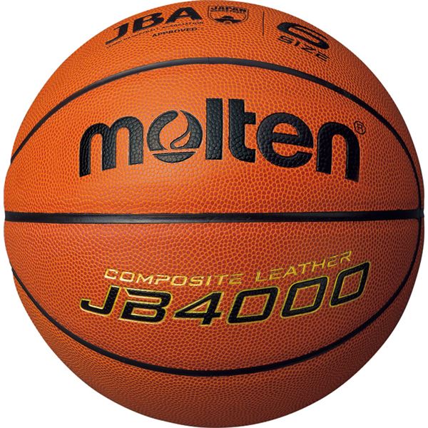 【モルテン Molten】 バスケットボール 【6号球】 人工皮革 JB4000 B6C4000 〔運動 スポーツ用品〕