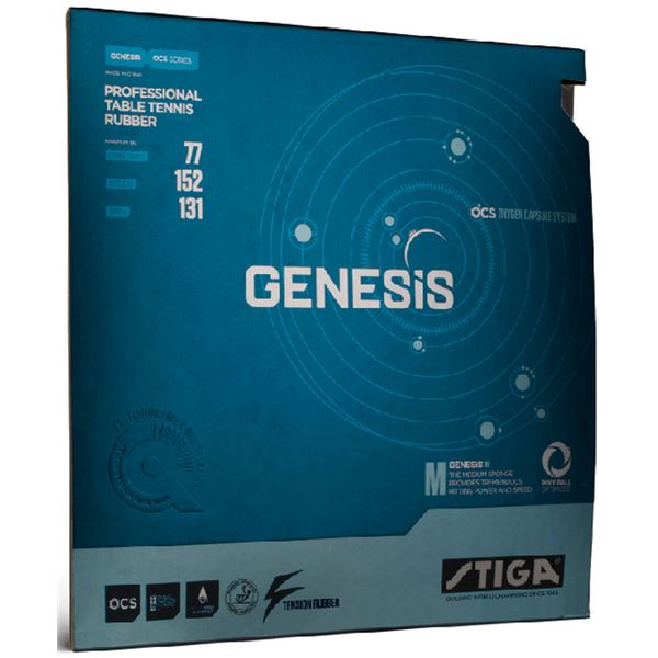 STIGA（スティガ） テンション系裏ソフトラバー GENESIS M（ジェネシス M）ブラック 特厚