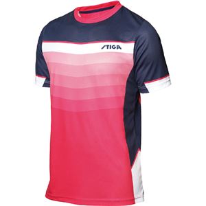 STIGA(スティガ) 卓球ユニフォーム RIVER SHIRT リバーシャツ ピンク 3XS 商品写真