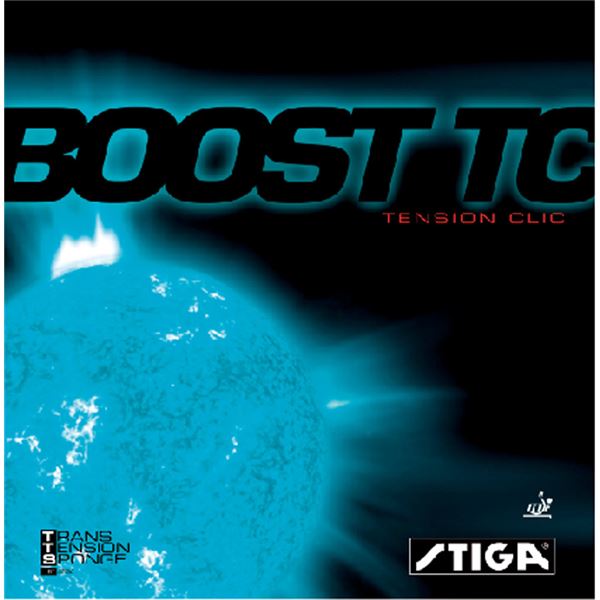 STIGA（スティガ） テンション系裏ソフトラバー BOOST TC（ブースト TC） レッド 中厚