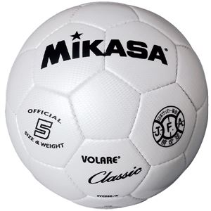 MIKASA（ミカサ）サッカーボール 検定球5号 ホワイト 【SVC500W】