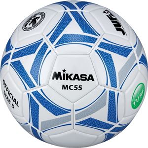 MIKASA（ミカサ）サッカーボール 5号検定球 ホワイト×ブルー 【MC55WBL】