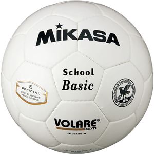 MIKASA（ミカサ）サッカーボール 検定球5号 ホワイト 【SVC502SBC】