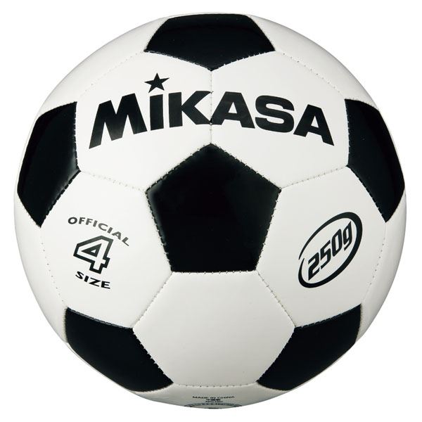 MIKASA（ミカサ）サッカーボール 軽量球4号 ホワイト×ブラック 【SVC403WBK】