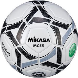 MIKASA（ミカサ）サッカーボール 5号検定球 ホワイト×ブラック 【MC55WBK】