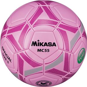 MIKASA（ミカサ）サッカーボール 5号検定球 ピンク×バイオレット 【MC55PV】