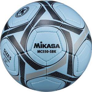 MIKASA（ミカサ）サッカーボール 検定球5号 サックス×ブラック 【MC550SBK】