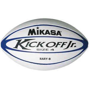 MIKASA（ミカサ）ラグビー ユースラグビーボール4号 ホワイト×ブルー 【RARYB】