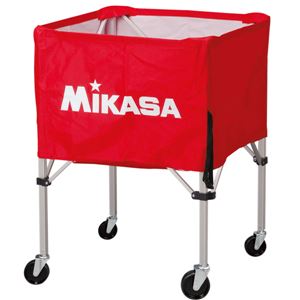 MIKASA（ミカサ）器具 ボールカゴ 屋外用（フレーム・幕体・キャリーケース3点セット） レッド 【BCSPHL】