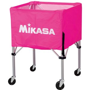 MIKASA（ミカサ）器具 ボールカゴ 屋外用（フレーム・幕体・キャリーケース3点セット） ピンク 【BCSPHL】