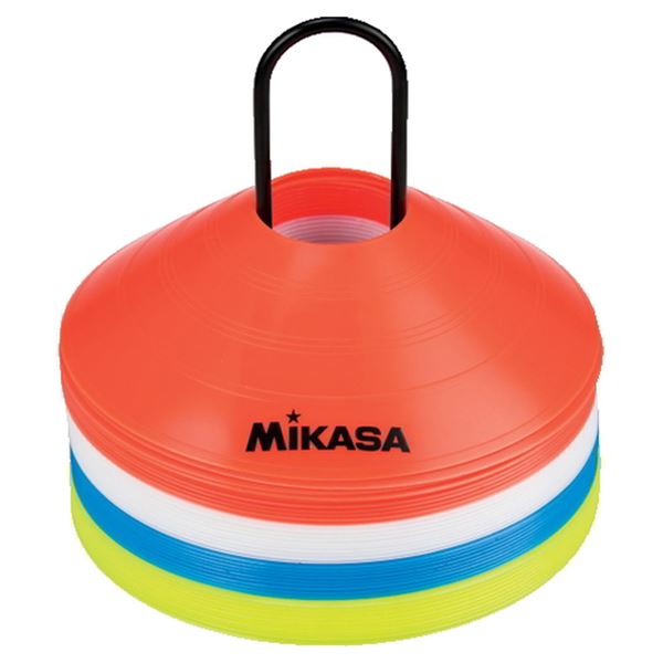 MIKASA（ミカサ）器具 マーカーコーン（4色×10枚セット） 【CO40MINI】