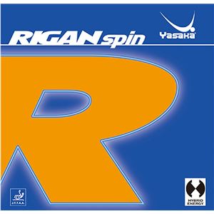 Yasaka（ヤサカ） 裏ソフトラバー RIGAN SPIN ライガンスピン ブラック 中厚