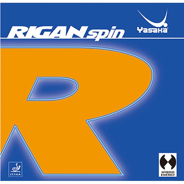 Yasaka（ヤサカ） 裏ソフトラバー RIGAN SPIN ライガンスピン ブラック 厚