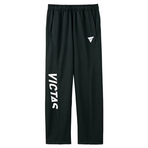 VICTAS（ヴィクタス） 卓球トレーニングウエア ジャージパンツ V-NJP208 男女兼用 ブラック 4XL