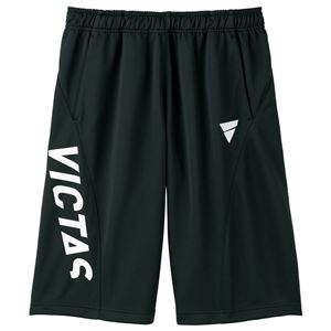 VICTAS（ヴィクタス） 卓球トレーニングウエア ハーフパンツ V-NJP209 男女兼用 ブラック 2XL