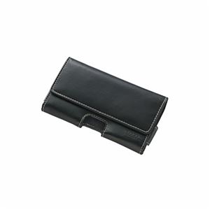 ELECOM（エレコム） スマートフォン用ベルトクリップケース P-02BCYBK - 拡大画像
