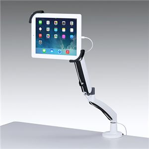 サンワサプライ　7～11インチ対応水平垂直iPad・タブレット用アーム　CR-LATAB6 商品写真