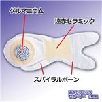 ハヤシニット 遠赤セラミックサポーター2枚組 874171 border=