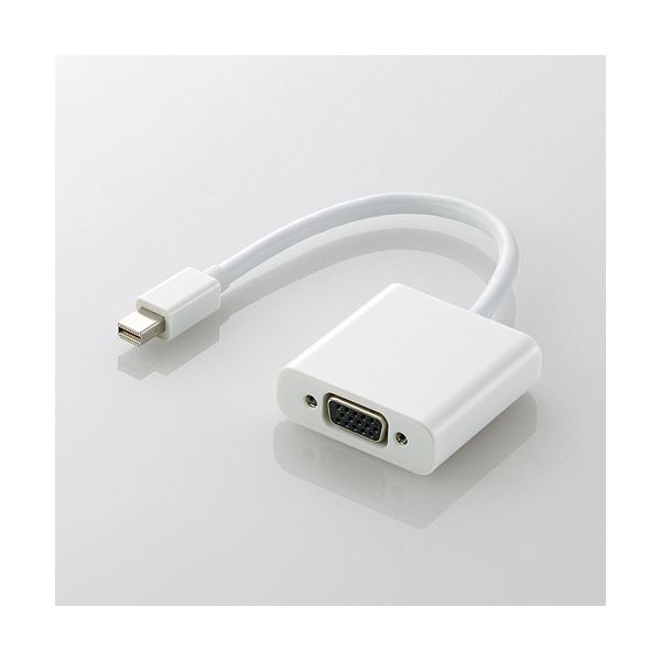 エレコム Mini DisplayPort-VGA変換アダプタ AD-MDPVGAWH